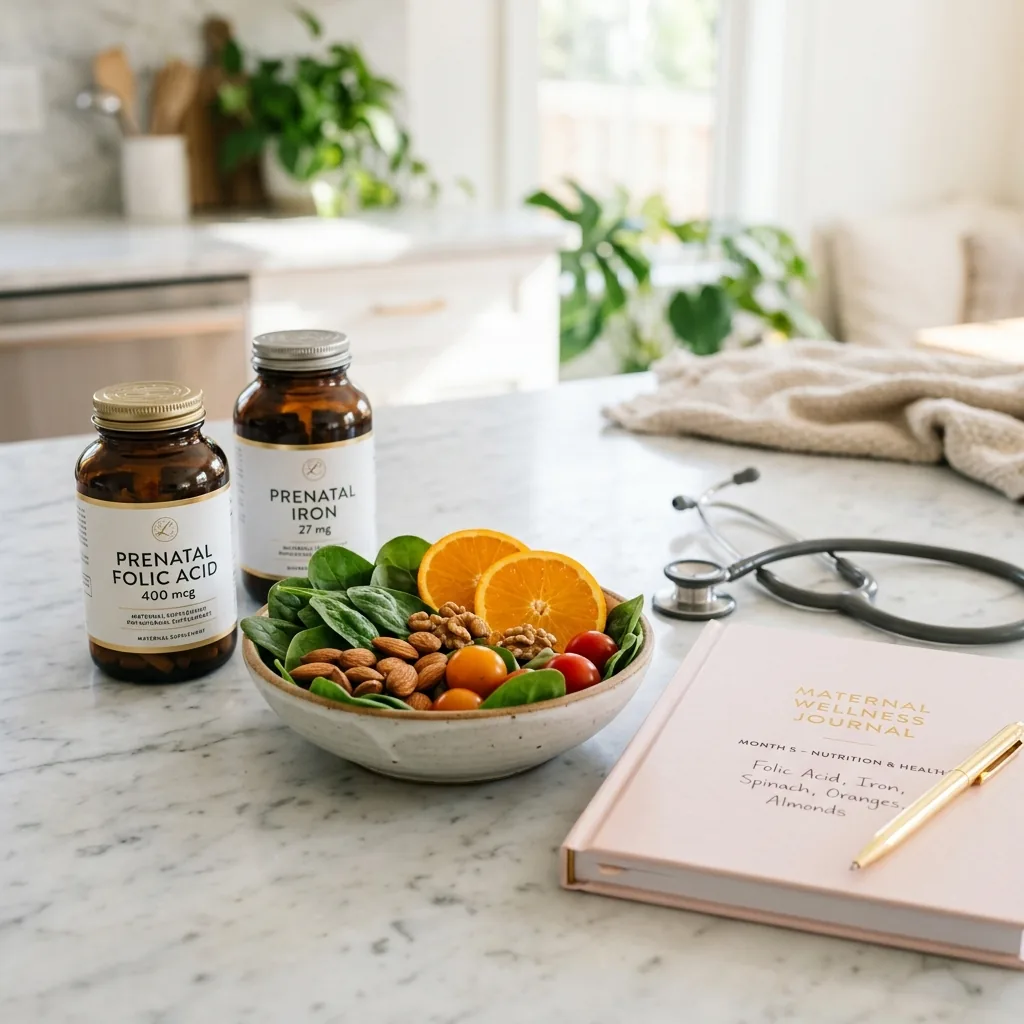 Pregnancy Supplements Folic Acid Iron Calcium Vitamins