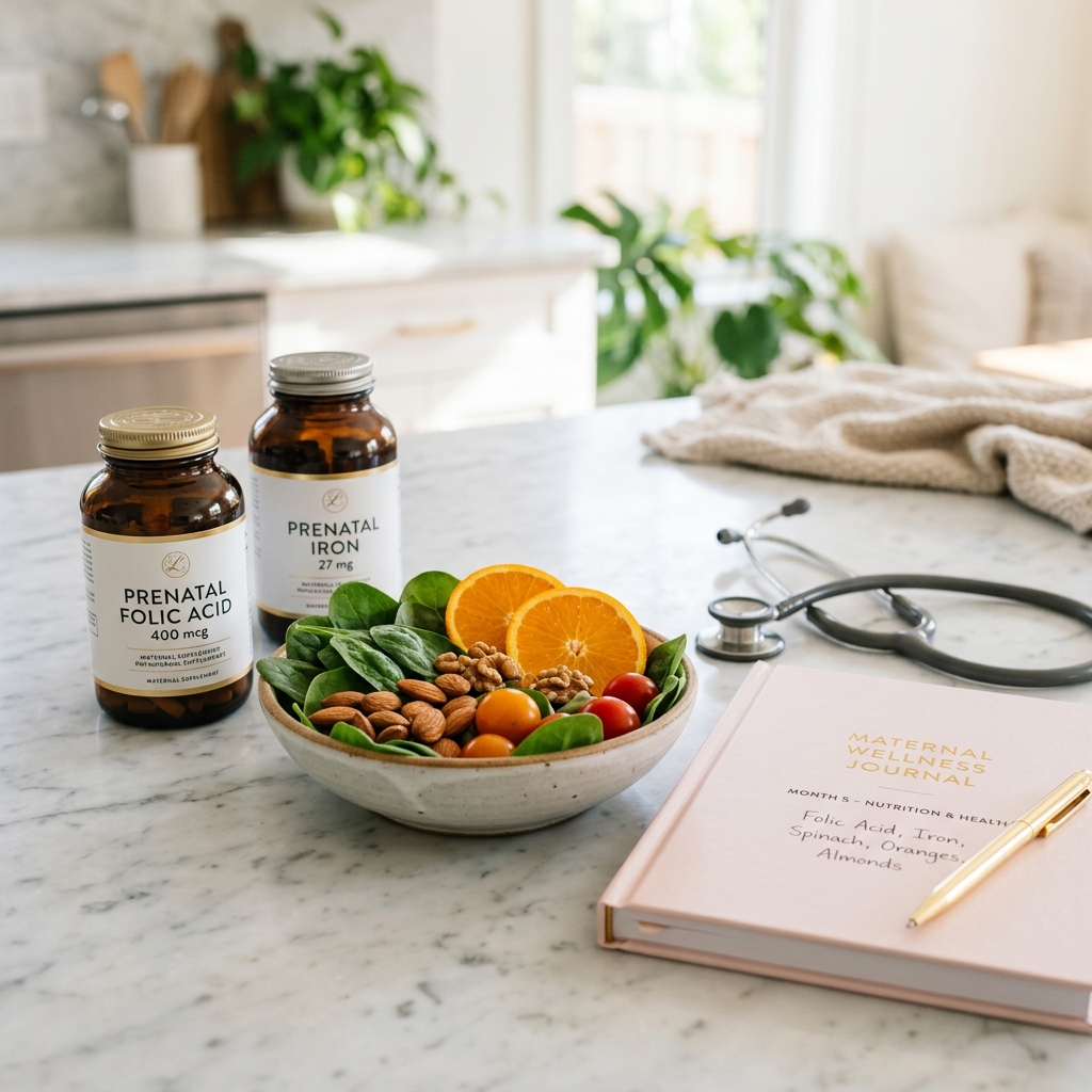 Pregnancy Supplements Folic Acid Iron Calcium Vitamins